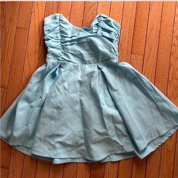 SABO SKIRT Blue Strapless Primrose Dress Size Small NWT - Picture 2 of 7